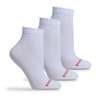 05 kit com 3 pares de meia infantil branco
