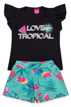 conjunto infantil love tropical mafi kids 1799