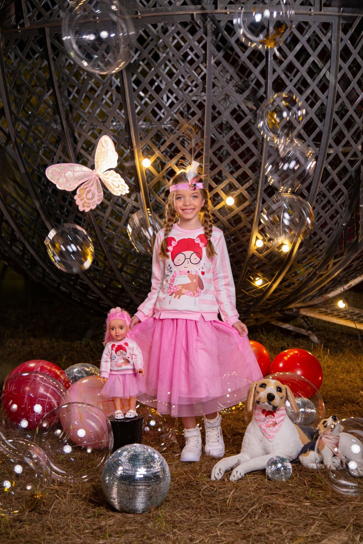 ma0371 conjunto listrado com saia midi em tule 01