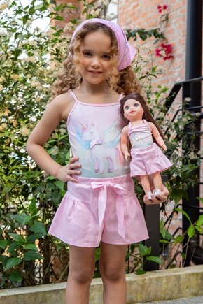 ma0388 conjunto unicornio com shorts em sarja 01 1