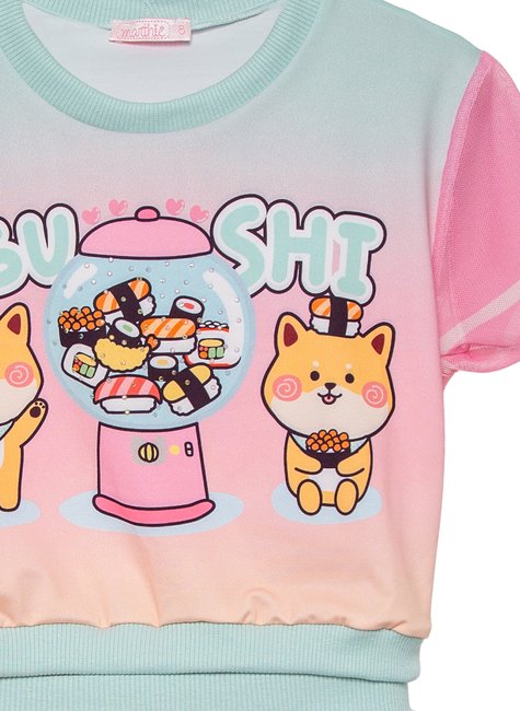 03 conjunto blusa e saia midi menina e boneca