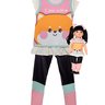04 conjunto blusa e legging menina e boneca