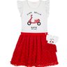 04 blusa e saia com shorts embutido menina e boneca